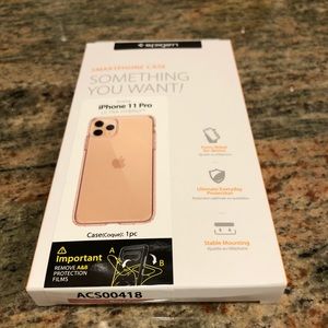 iPhone 11 case. Rose crystal color.
